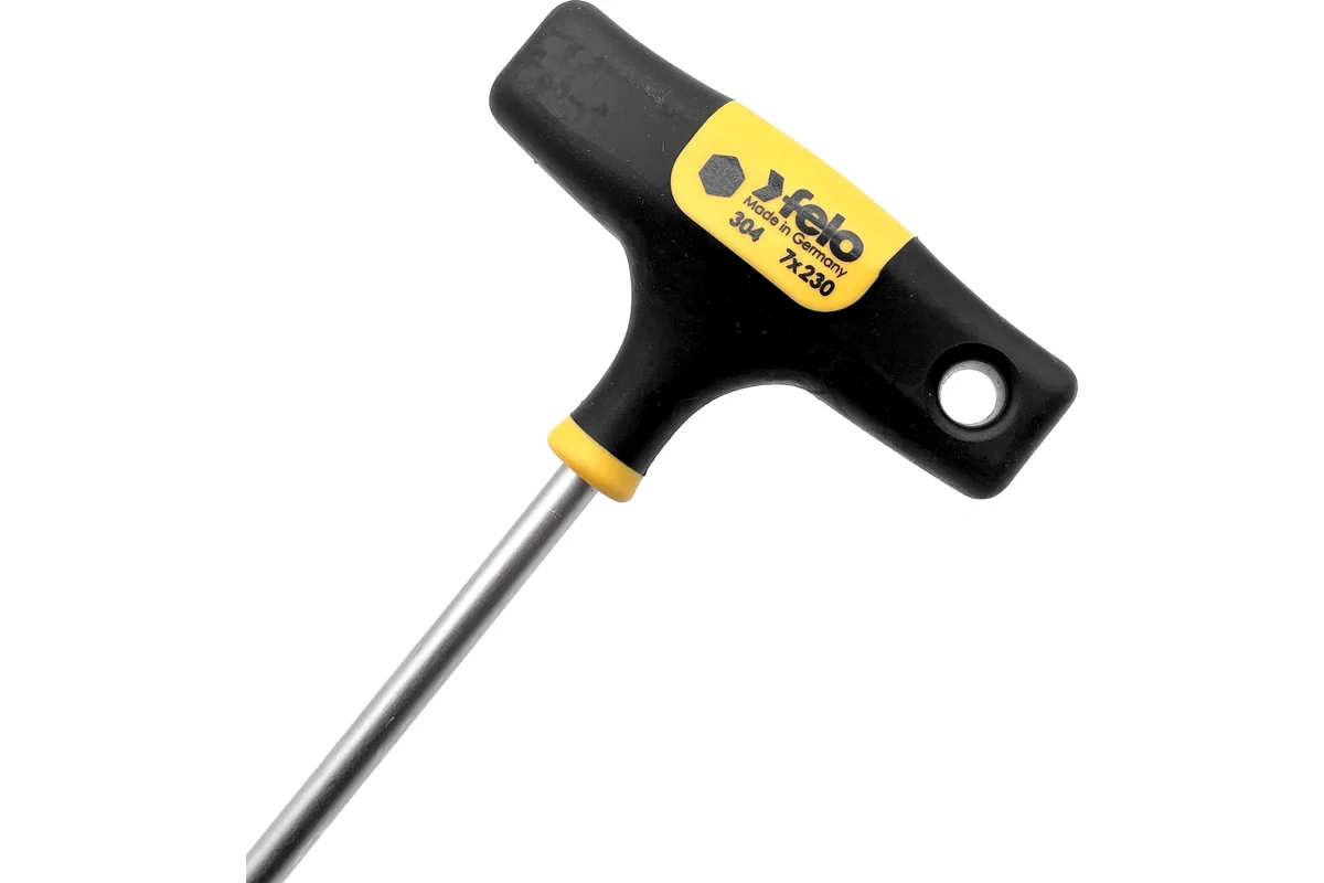 Т-образный ключ 7 мм, стержень 230 мм Felo 30407860 — детальное фото