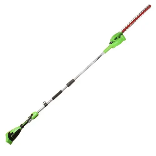 Кусторез штанговый аккумуляторный 51 см Greenworks 40V G40PHA 2300407, без АКБ и ЗУ