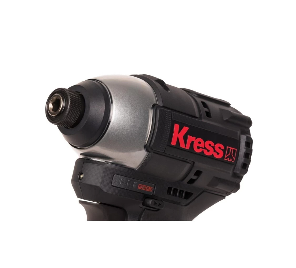 Винтоверт ударный KRESS KU203 12V 140 Нм бесщеточный аккумуляторный — детальное фото