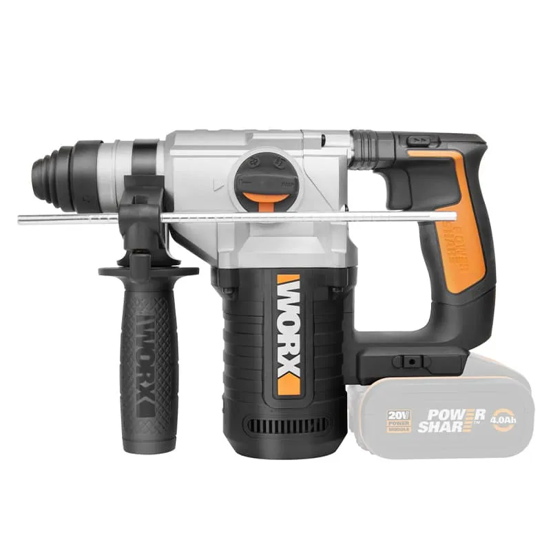 Перфоратор роторный WORX WX392 20V 2,2Дж аккумуляторный — детальное фото