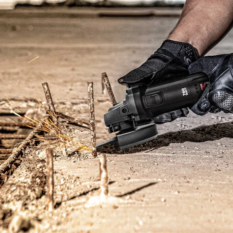 Угловая шлифмашина (болгарка) KRESS KU701 760Вт 115мм электрическая — детальное фото