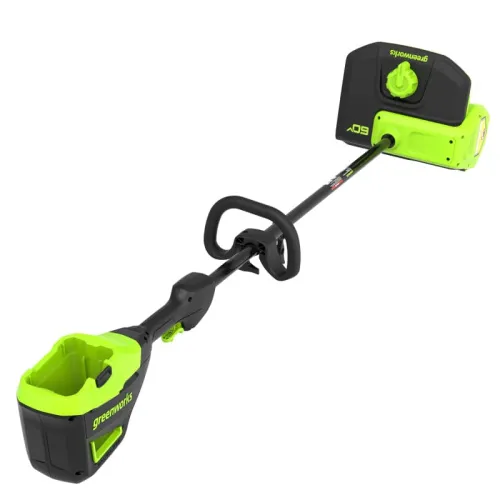 Снегоуборочная лопата Greenworks GD60SS2 60V 2603207 (30 см) с регулируемым направлением выброса бесщеточная аккумуляторная — детальное фото