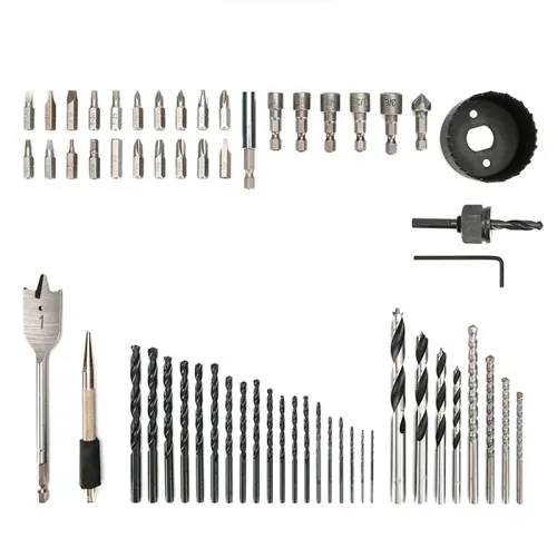 Набор сверл, бит и коронок в кейсе Greenworks 2944507 (60 шт.) — детальное фото