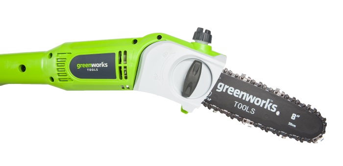 Высоторез – сучкорез 20 см электрический Greenworks GPS7220 720W — детальное фото