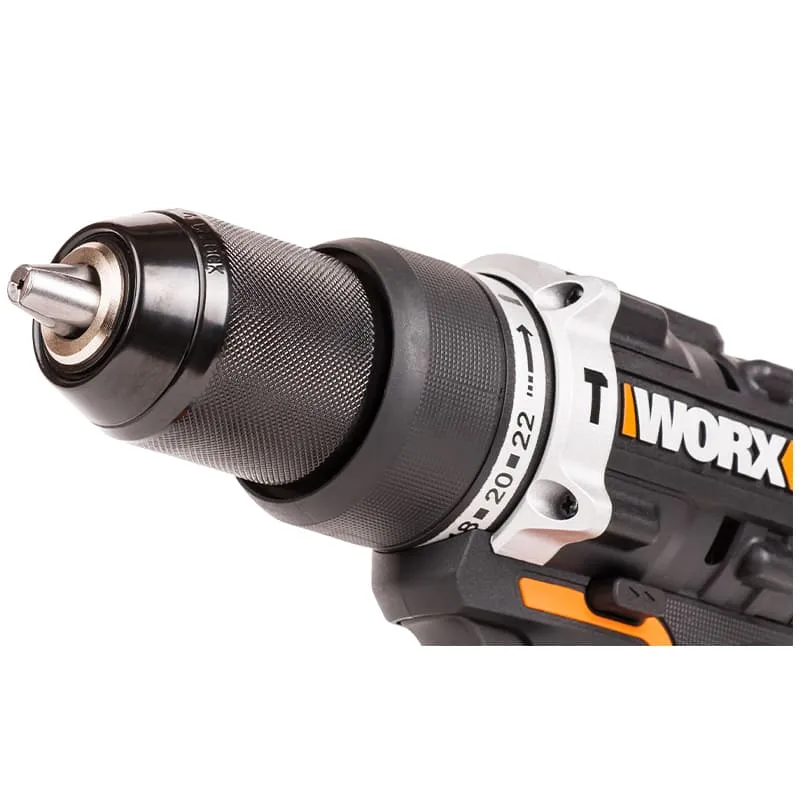 Дрель-шуруповерт ударная WORX WX352 20V 60Нм аккумуляторная бесщеточная — детальное фото