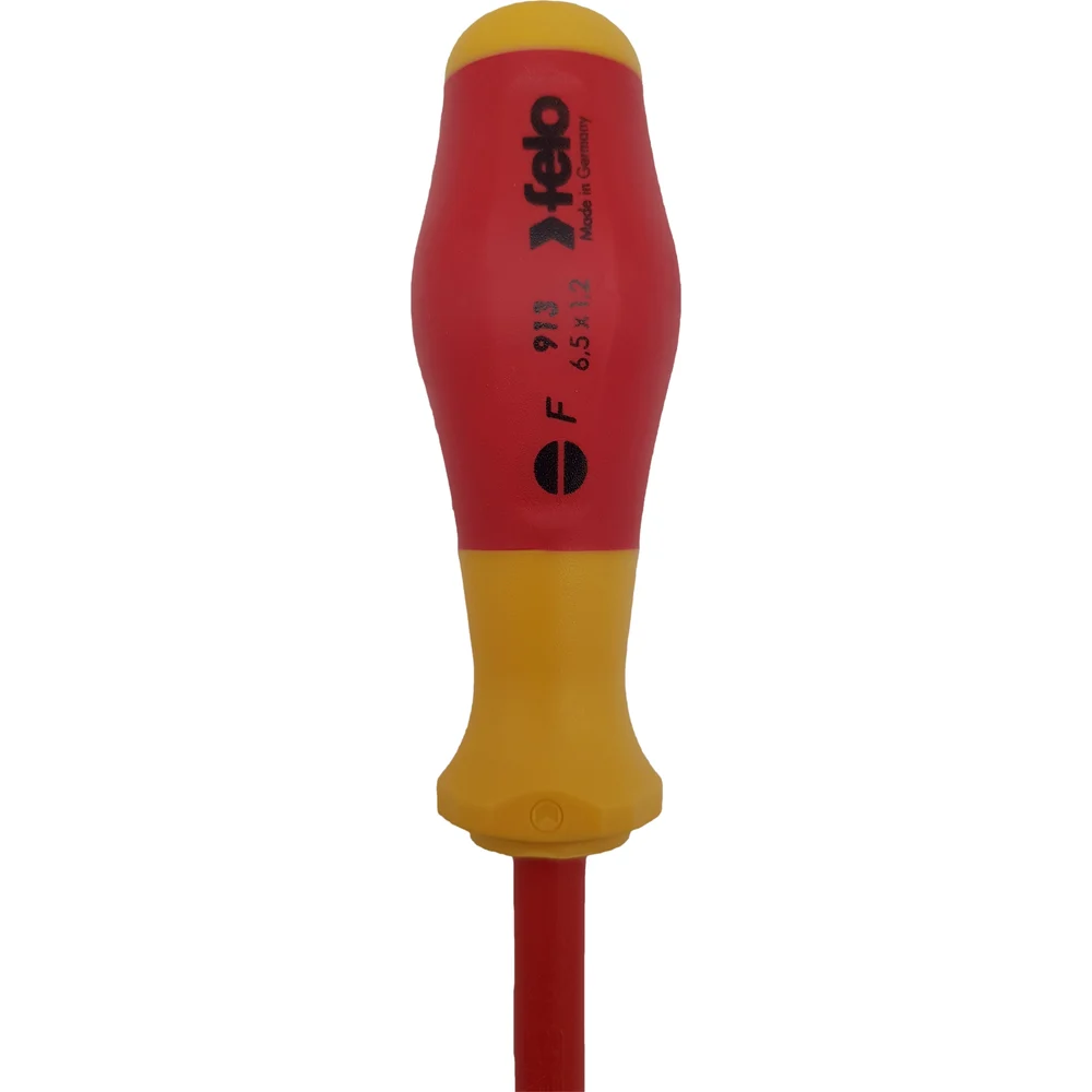 Диэлектрическая шлицевая отвертка Felo SL6,5 91306590 — детальное фото