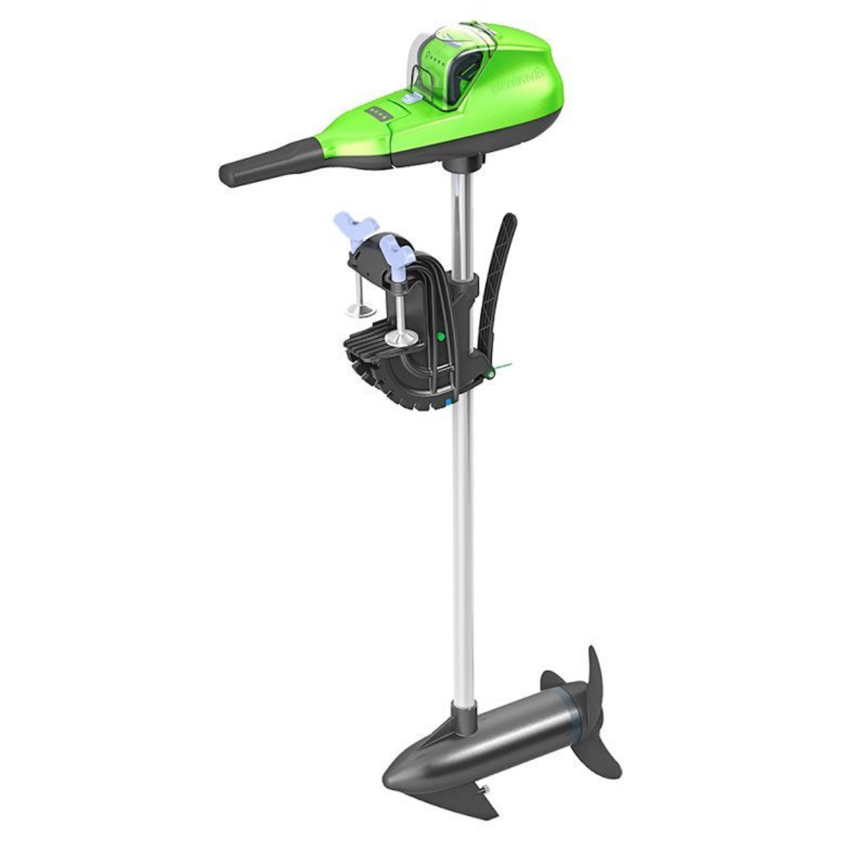 Лодочный мотор аккумуляторный Greenworks 40V G40TM55 9000207, без АКБ и ЗУ