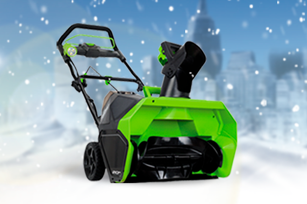 Снегоуборочный батальон GREENWORKS