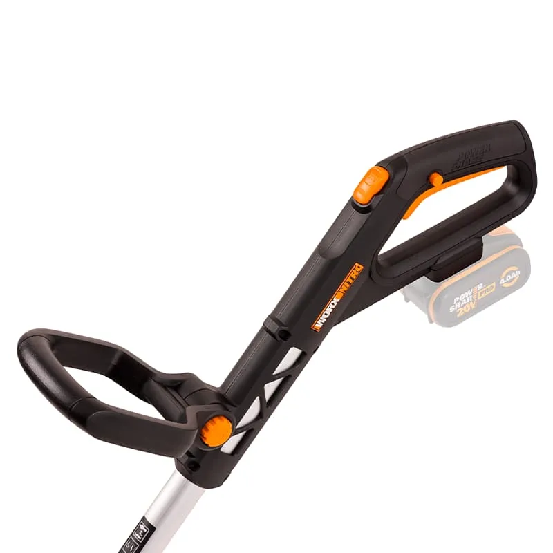 Триммер WORX WG173E 20V 33см бесщеточный аккумуляторный — детальное фото