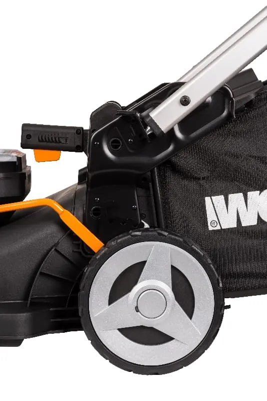 Газонокосилка WORX WG748E 40V 46 см аккумуляторная бесщеточная — детальное фото