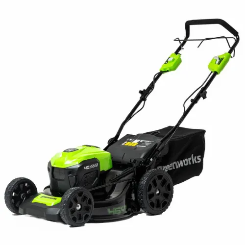Самоходная газонокосилка Greenworks GD40LM46SP 40V 2506807 (46 см) аккумуляторная — детальное фото
