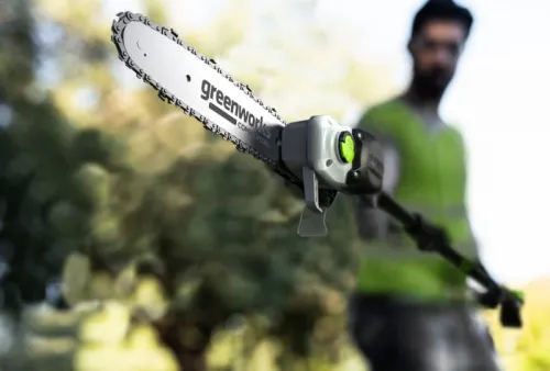 Высоторез-сучкорез телескопический Greenworks PS102T 82V 1402407 (25 см) бесщеточный аккумуляторный — детальное фото