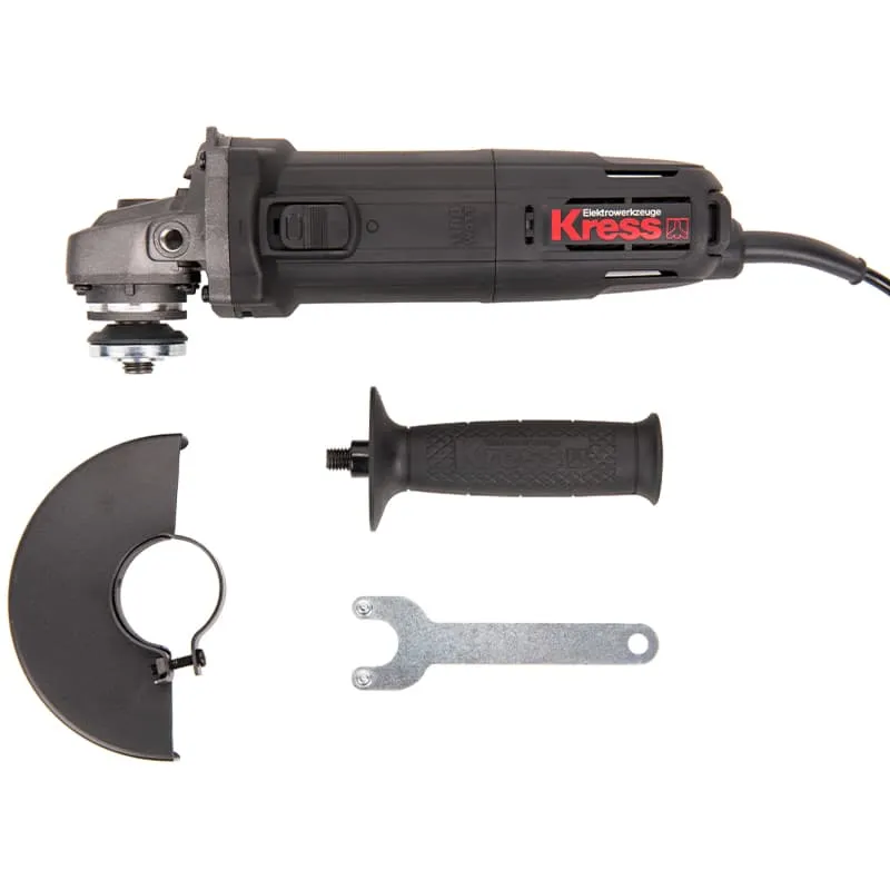 Угловая шлифмашина (болгарка) KRESS KU712 1100Вт 125мм электрическая — детальное фото