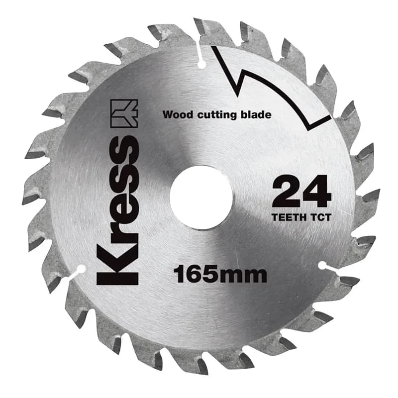 Диск твердосплавный KRESS KA8208 24T TCT 165 мм по дереву — детальное фото