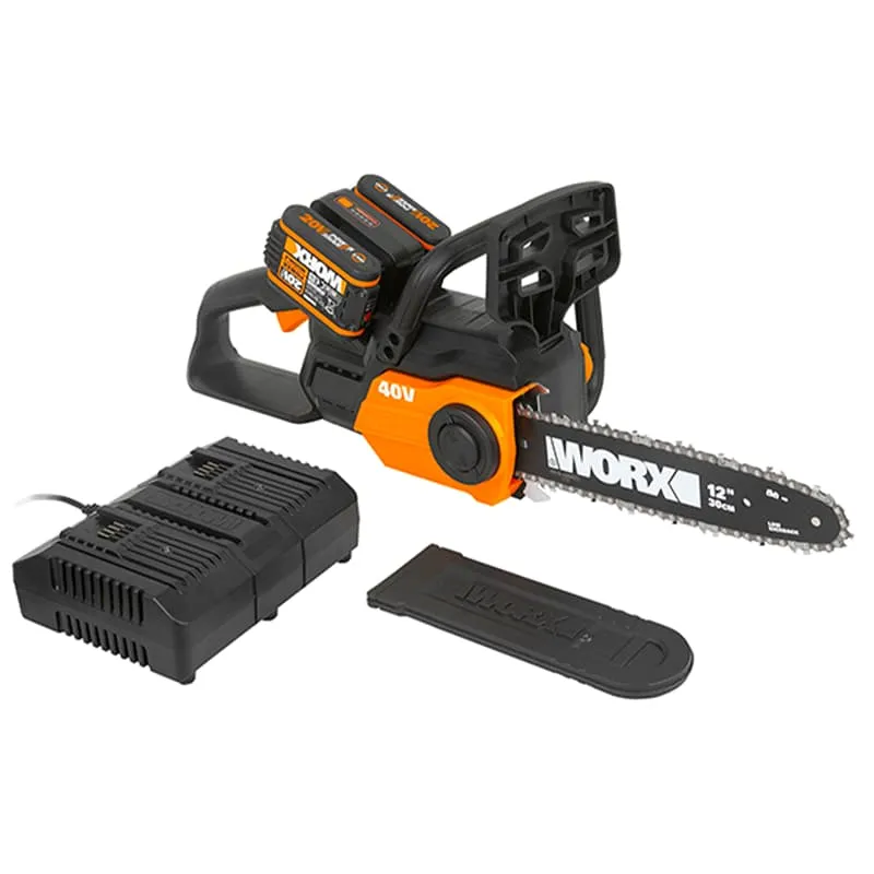 Пила цепная WORX WG381E 40V Li cordless ChainSaw 30 см аккумуляторная — детальное фото