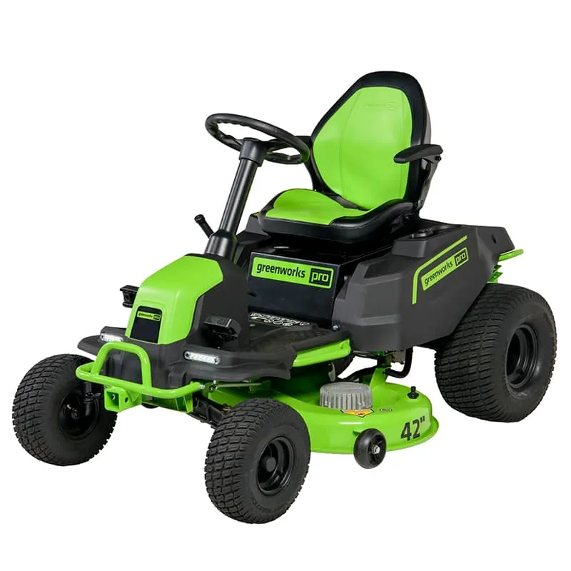 Газонокосилка аккумуляторная самоходная с сиденьем 107 см Greenworks CrossoverT GC82LT107 7404507 82V, бесщёточная, без АКБ и ЗУ