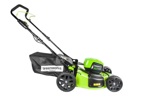 Газонокосилка самоходная Greenworks GD60LM46SP 60V 2502907 (46 см) бесщеточная аккумуляторная — детальное фото