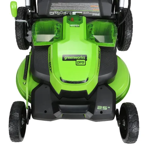 Газонокосилка самоходная Greenworks GD60LM61 60V 2519107 (61 см) бесщеточная аккумуляторная — детальное фото
