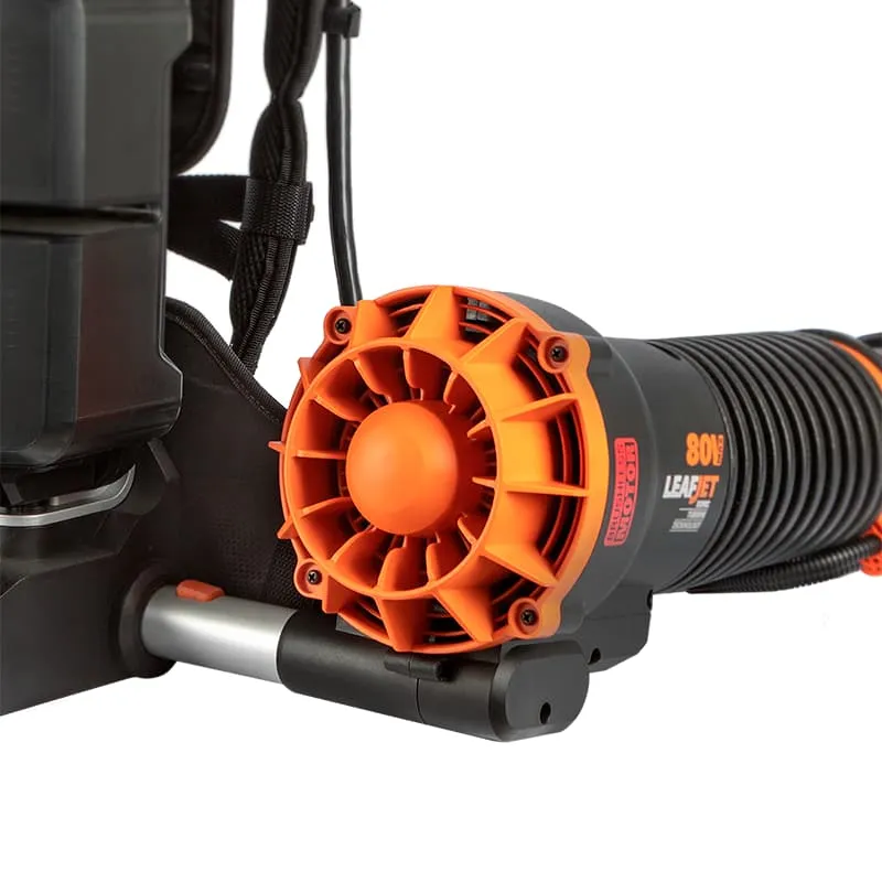 Воздуходувка WORX WG572E 80V аккумуляторная бесщеточная — детальное фото