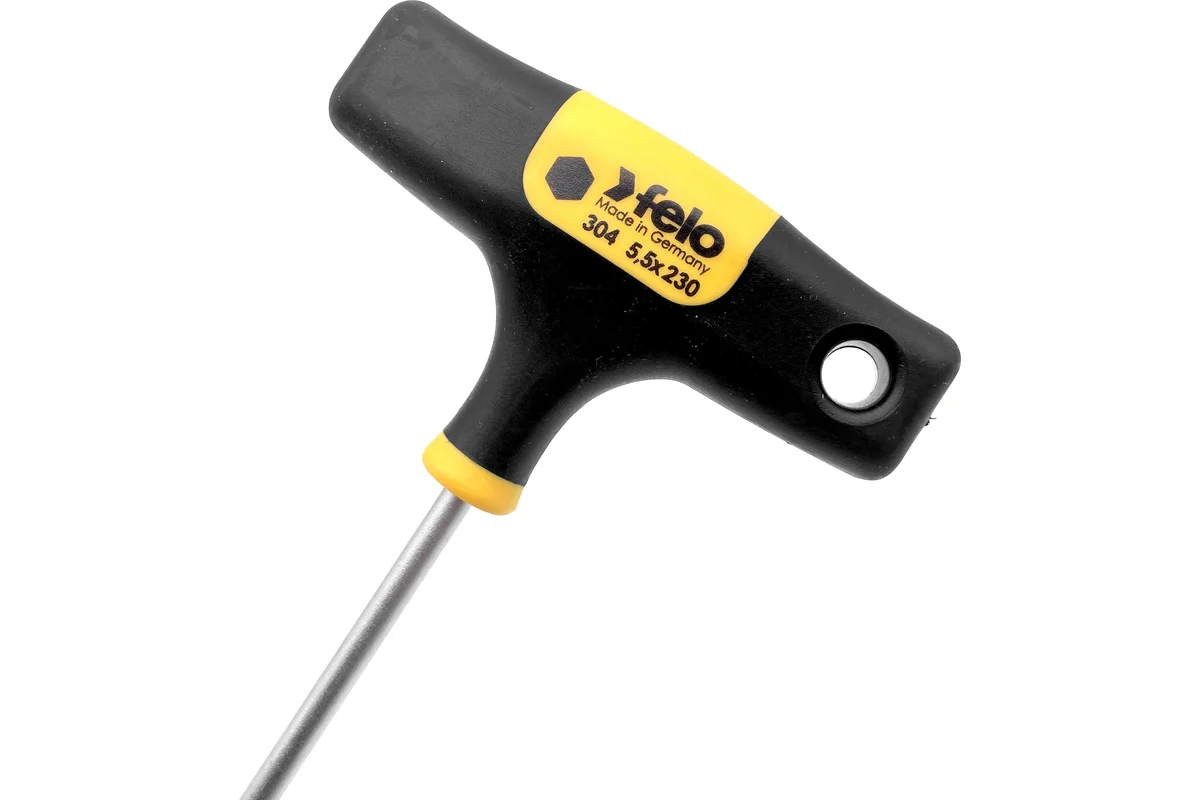 Т-образный ключ 5,5 мм, стержень 230 мм Felo 30455860 — детальное фото