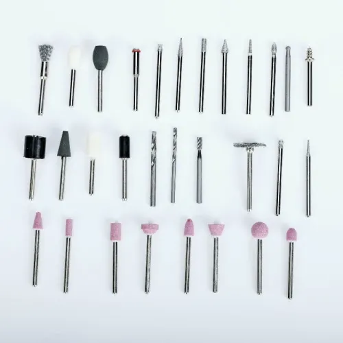 Набор оснастки 3503507 для граверов Greenworks GPT-8VRT и G24RT 24V (216 предметов в кейсе) — детальное фото