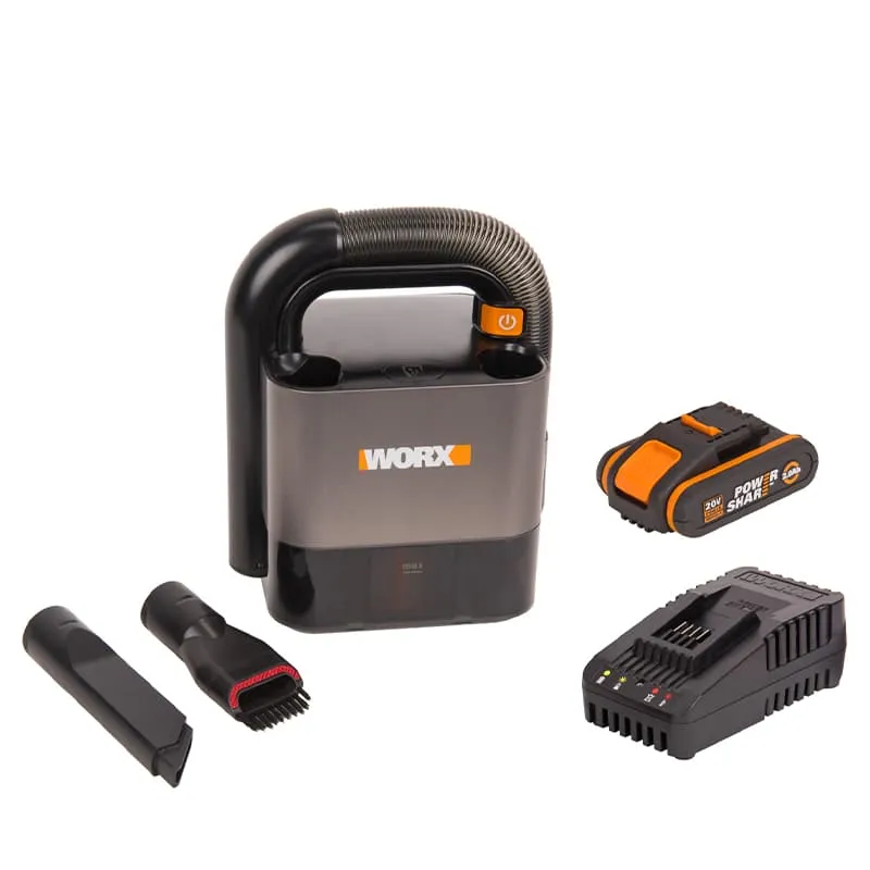 Пылесос для автомобиля WORX WX030 20V аккумуляторный — детальное фото