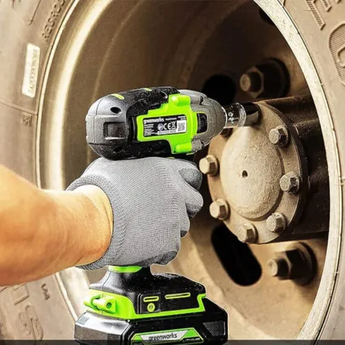 Гайковерт ударный Greenworks GD24IW400 24V 3802907 (400 Нм) бесщеточный аккумуляторный — детальное фото