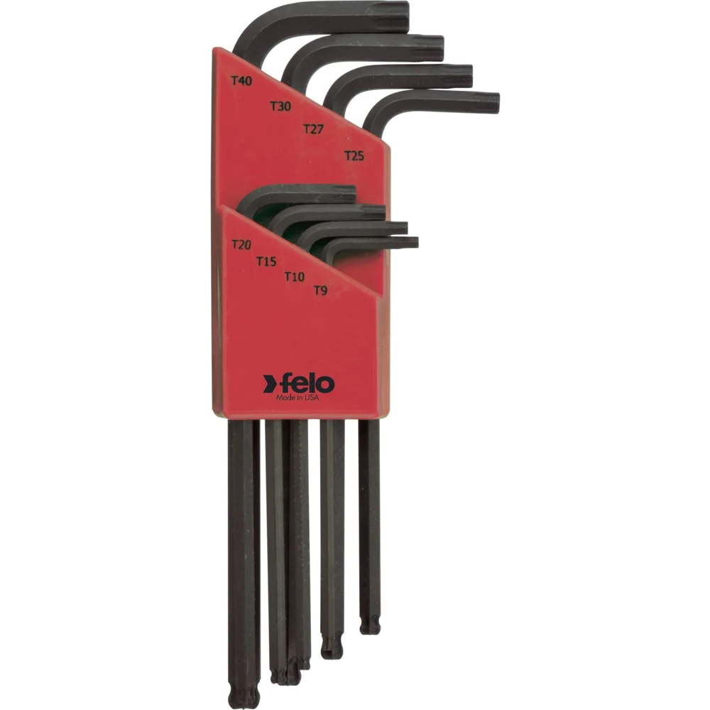 Набор шестигранных ключей Felo TORX с шаровым окончанием, 8 шт 34808001 — детальное фото