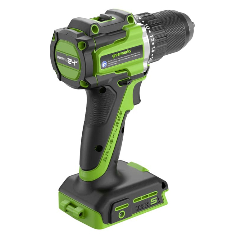 Дрель-шуруповерт Greenworks DD560 24V 3708407 (30/60 Нм) бесщеточная аккумуляторная