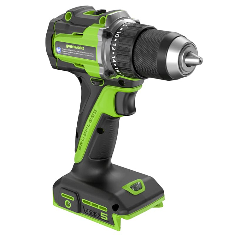 Дрель-шуруповерт Greenworks DD560 24V 3708407 (30/60 Нм) бесщеточная аккумуляторная