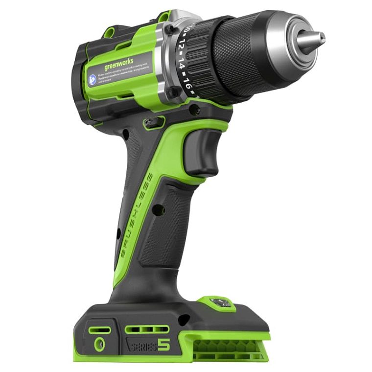 Дрель-шуруповерт Greenworks DD560 24V 3708407 (30/60 Нм) бесщеточная аккумуляторная