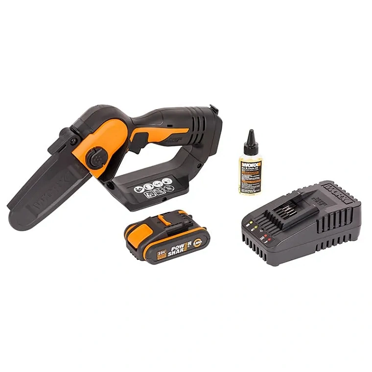 Пила цепная компактная WORX WG324E 20V аккумуляторная