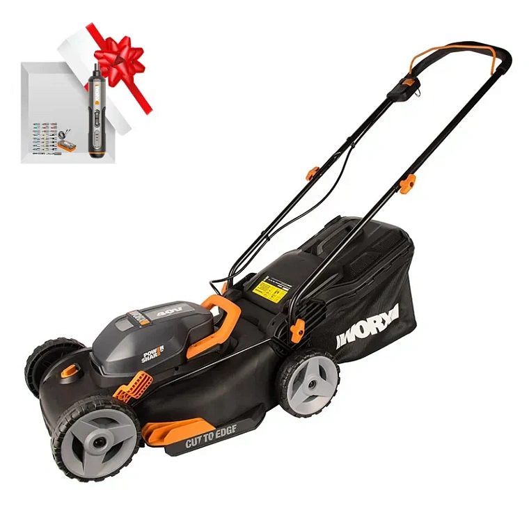 Газонокосилка WORX WG743E 40V  Li Lawn Mower 40см аккумуляторная
